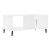 Mesa de centro madera contrachapada blanco 90x50x40