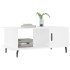 Mesa de centro madera contrachapada blanco 90x50x40
