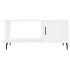 Mesa de centro madera contrachapada blanco 90x50x40