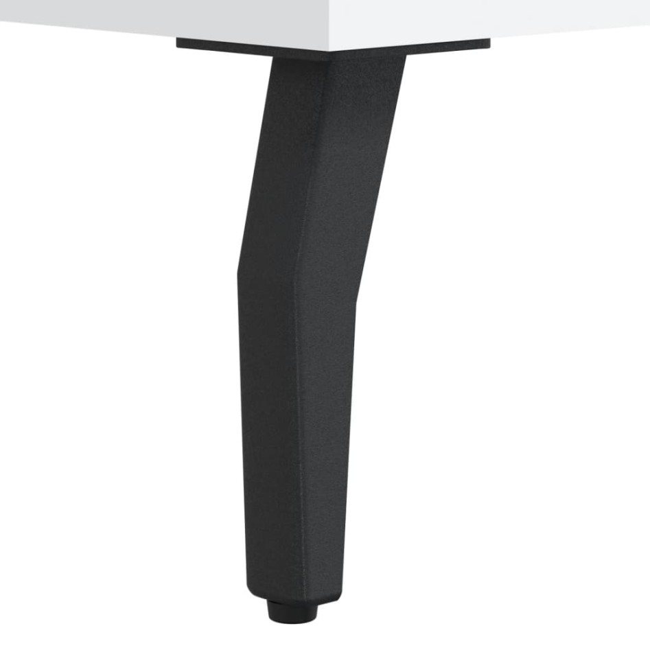 Mesa de centro madera contrachapada blanco 90x50x40