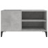 Mueble discos madera contrachapada gris hormigón 84,5x38x48