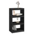 Estantería/divisor de espacios madera pino negro 60x30x103,5