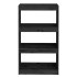 Estantería/divisor de espacios madera pino negro 60x30x103,5