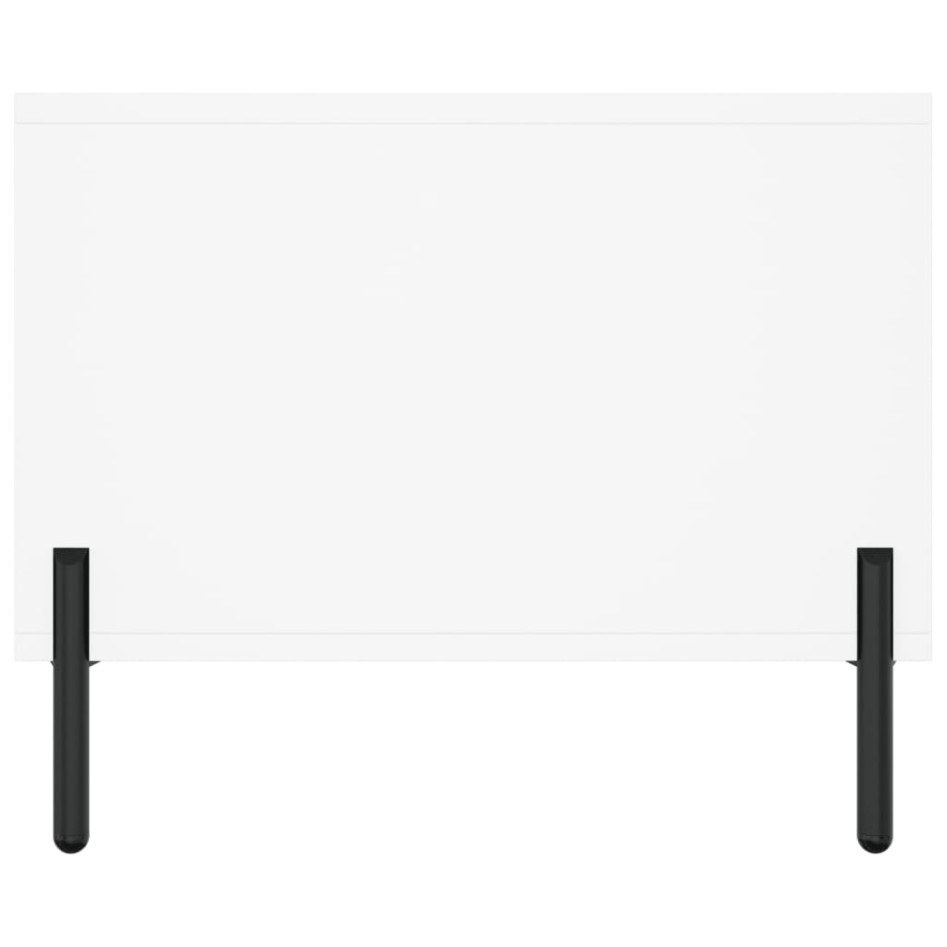 Mesa de centro madera contrachapada blanco 102x50x40