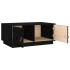 Mesa de centro de madera maciza de pino negro 80x50x35