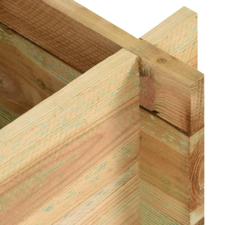 Jardinera de verduras madera pino impregnada 120