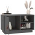 Mueble de TV de madera maciza de pino gris 70x34x40