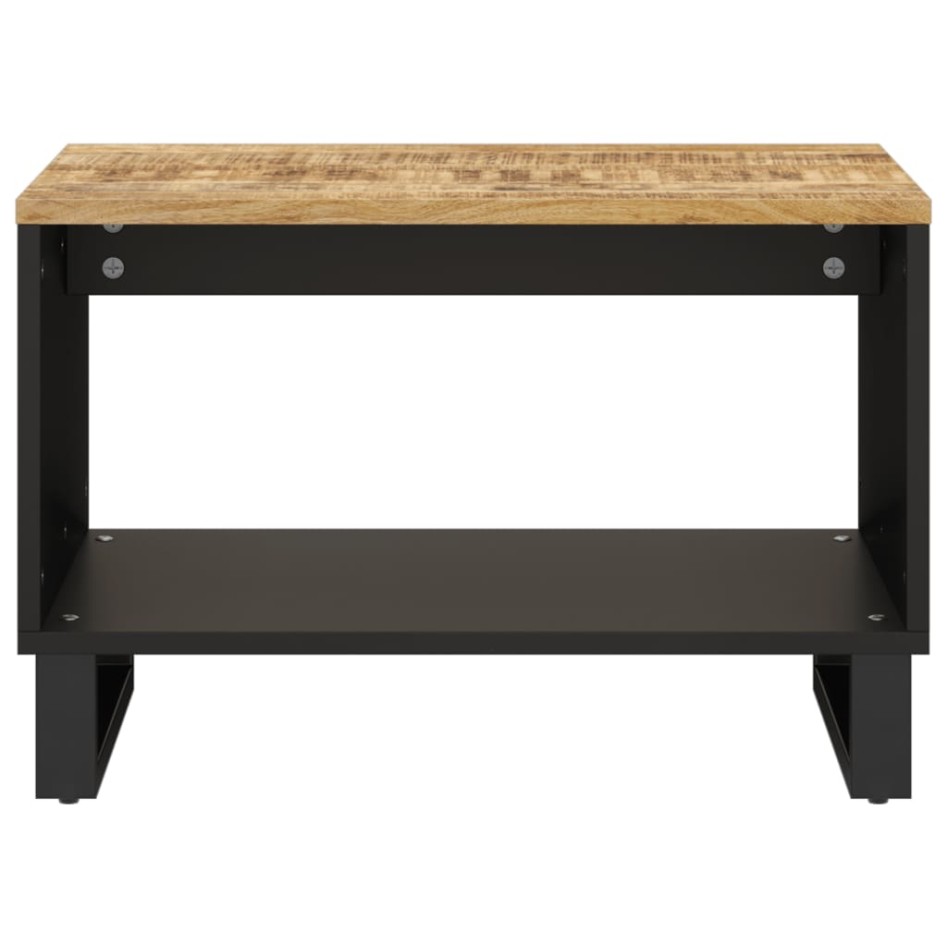 Mesa de centro de madera maciza mango 60x50x40