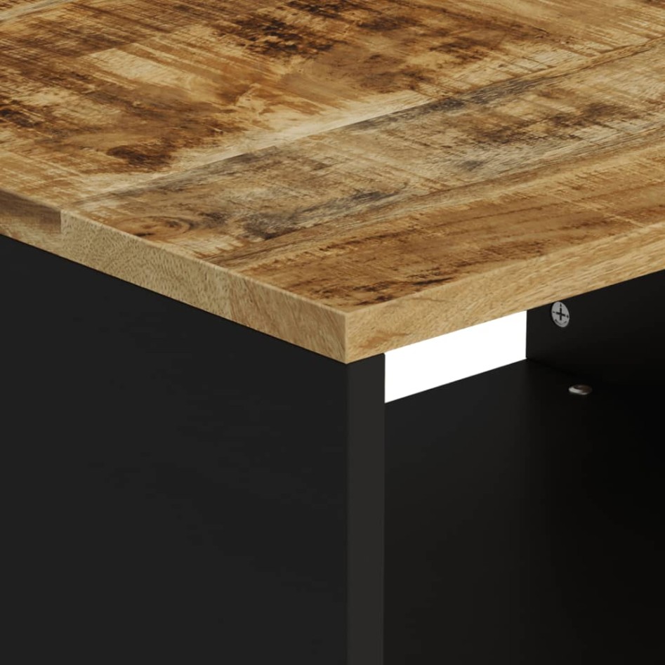 Mesa de centro de madera maciza mango 60x50x40