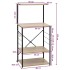 Armario microondas madera ingeniería negro roble 60x39,6x123