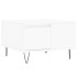 Mesa de centro madera contrachapada blanco 55x55x36,5