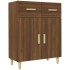 Aparador madera contrachapada marrón roble 69,5x34x89