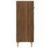 Aparador madera contrachapada marrón roble 69,5x34x89