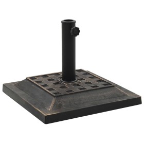 Base de sombrilla cuadrada de poliresina 12 kg