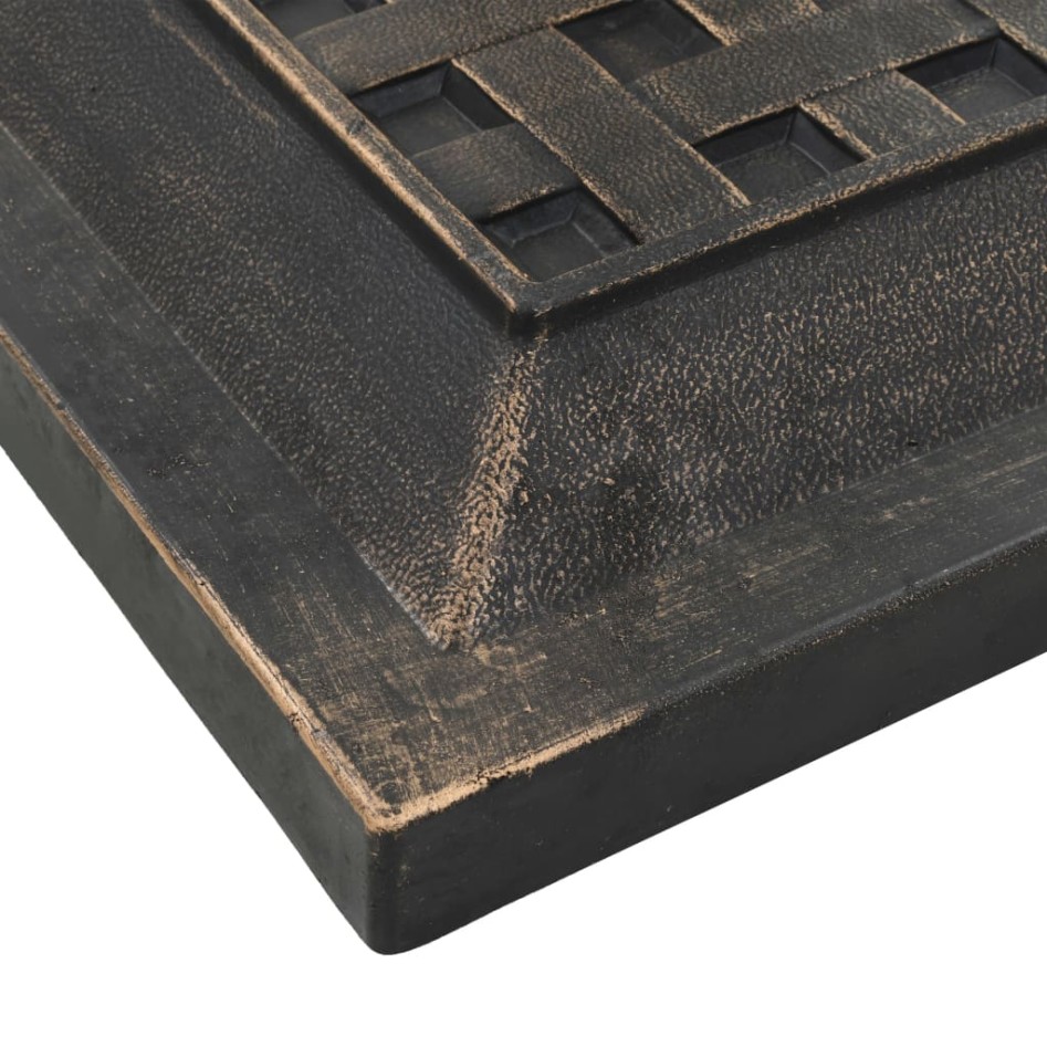 Base de sombrilla cuadrada de poliresina 12 kg