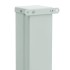 Toldo lateral retráctil de jardín color crema 100x300