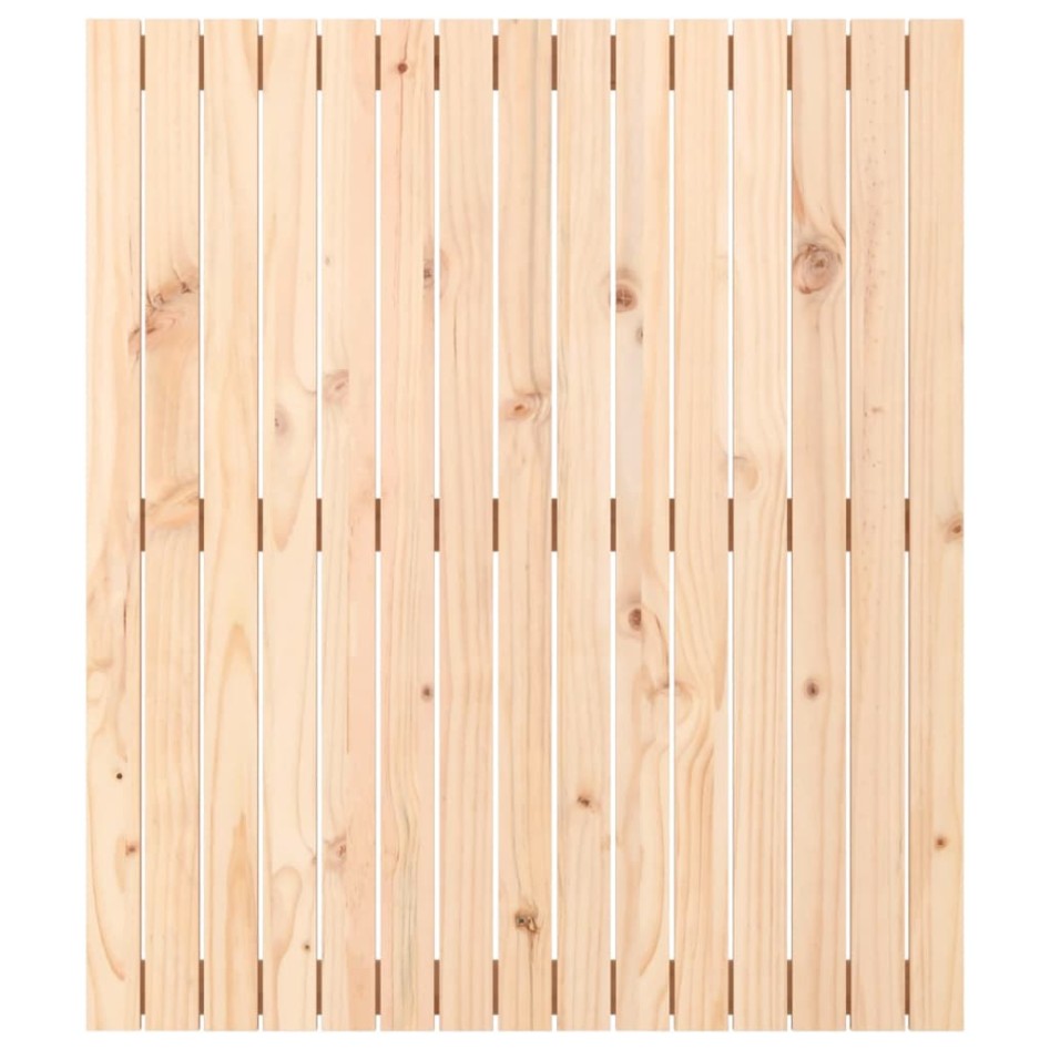 Cabecero de cama de pared madera maciza de pino 95,5x3x110