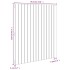 Cabecero de cama de pared madera maciza de pino 95,5x3x110