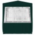 Carpa profesional para fiestas con paredes verde 90 g/m² 2x2
