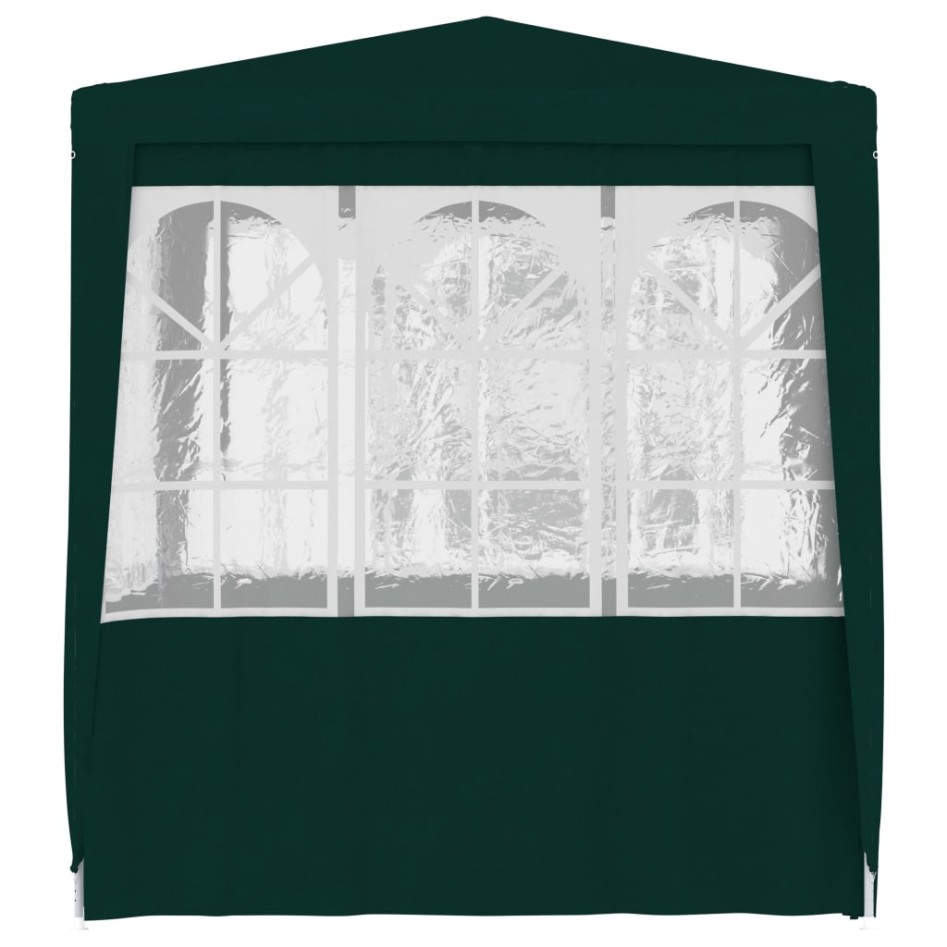 Carpa profesional para fiestas con paredes verde 90 g/m² 2x2