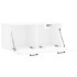 Armario de pared madera de ingeniería blanco 80x36,5x35