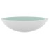 Lavabo de vidrio blanco 50x37x14