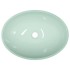 Lavabo de vidrio blanco 50x37x14