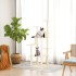 Rascador para gatos con postes de sisal crema 153