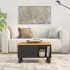 Mesa de centro de madera maciza mango 60x50x35