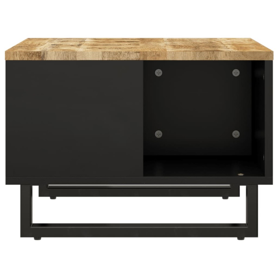 Mesa de centro de madera maciza mango 60x50x35