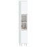 Armario de baño madera contrachapada blanco 30x30x190