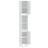 Armario de baño madera contrachapada blanco 30x30x190