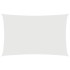 Toldo de vela rectangular tela Oxford blanco 4x7