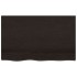 Estante pared madera roble tratada marrón oscuro 80x50x(2-6)