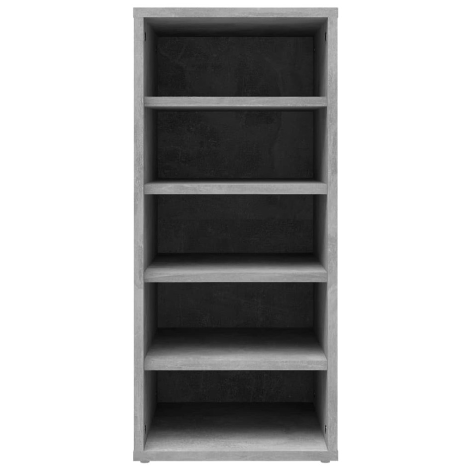 Muebles zapateros 2uds contrachapado gris hormigón