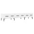 Mueble de TV madera de ingeniería blanco 150x36x30