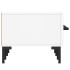 Mueble de TV madera de ingeniería blanco 150x36x30