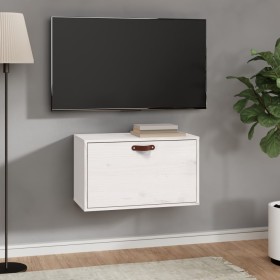 Armario de pared de madera maciza de pino blanco 60x30x35