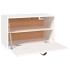 Armario de pared de madera maciza de pino blanco 60x30x35
