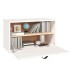 Armario de pared de madera maciza de pino blanco 60x30x35