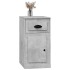 Armario auxiliar y cajón madera contrachapada gris 40x50x75