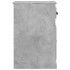 Armario auxiliar y cajón madera contrachapada gris 40x50x75