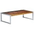Mesa de centro de madera maciza reciclada 120x60x35