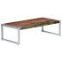 Mesa de centro de madera maciza reciclada 120x60x35