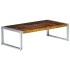 Mesa de centro de madera maciza reciclada 120x60x35
