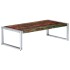 Mesa de centro de madera maciza reciclada 120x60x35