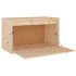 Armario de pared de madera maciza de pino 60x30x35