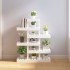 Soporte para plantas madera maciza pino blanco 85x25x109,5