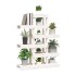 Soporte para plantas madera maciza pino blanco 85x25x109,5