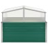 Invernadero de acero galvanizado verde 100x100x77